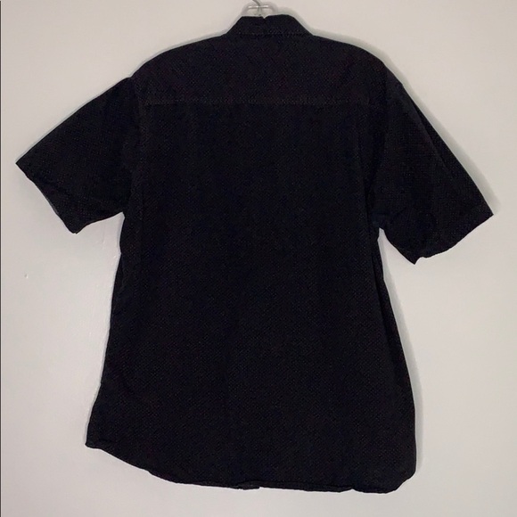 Beverly Hills Polo Club Casual Button Down shirt Large micro polka dot print - Picture 3 of 7